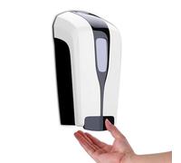 Dispenser di sapone da parete per sapone liquido, dispenser per sapone da parete per detergenti, dispenser da bagno per gel doccia, shampoo, sapone (500 ml) (spray)