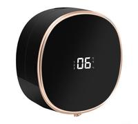 Dispenser di sapone da parete senza contatto con sensore di movimento intelligente e batteria da 2000 mAh per un uso pratico (nero)