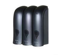 Dispenser di sapone da parete sostenibile per mantenere i tuoi liquidi preferiti in magazzino senza sostituzione costante (grigio)