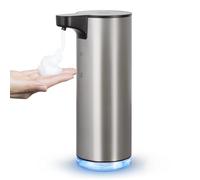 Dispenser di sapone, dispenser automatico di sapone ricaricabile in acciaio inossidabile Touchless Dispenser di sapone schiumogeno per bagno Dispenser automatico di sapone per le mani per cucina