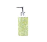 Dispenser Di Sapone, Dispenser for doccia, pompa for pressa for bucato in gel, in ceramica leggera e di lusso, da 450 ml, arredamento moderno for il bagno(Green)