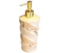 Dispenser Di Sapone, Farmhouse 14Oz/400Ml in ceramica ricaricabile con pompa da cucina for bottiglia bagno, decorazione primaverile(White,Fish)