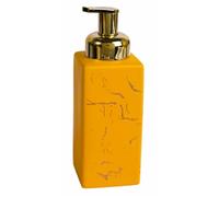 Dispenser di Sapone, flaconi con erogatore a Pompa, Contenitore Ricaricabile in plastica con erogatore a Pompa da banco in Ceramica per Bagno e Cucina