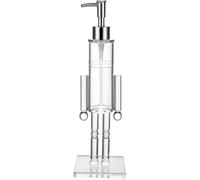 Dispenser Di Sapone in Acrilico a Forma Di Schiaccianoci, Dispenser Di Sapone Trasparente for Le Mani a Forma Di Schiaccianoci, Bottiglia Di Sapone for Le Mani Natalizia Ricaricabile