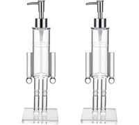 Dispenser Di Sapone in Acrilico a Forma Di Schiaccianoci, Dispenser Di Sapone Trasparente for Le Mani a Forma Di Schiaccianoci, Bottiglia Di Sapone for Le Mani Natalizia Ricaricabile