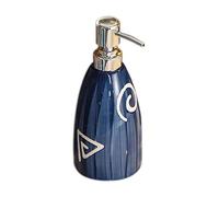 Dispenser di sapone in ceramica in stile giapponese da 400 ml con pompa vuota for controsoffitto da bagno