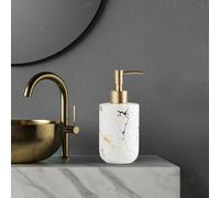 Dispenser di sapone in ceramica Modello in marmo Flacone per pompa in gel
