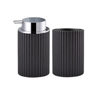 Dispenser di sapone in schiuma for il bagno, contenitori for sapone for le mani e for i piatti, dispenser di sapone in schiuma Armhouse Decor, porta spazzolino da denti(White-gold pump)