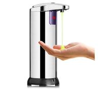 DISPENSER DI SAPONE LIQUIDO AUTOMATICO CON SENSORE EROGATORE SAPONE MANI BAGNO 5