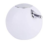 Dispenser di Sapone Liquido da 380 ml, Dispensatore Manuale di Sapone per o Bagno, Dosatori per sapone liquido, 11.3 * 11.3 * 10,5cm(bianco)