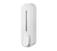 Dispenser di sapone liquido da bagno a parete da 420 ml, lozione detergente, disinfettante for le mani, gel doccia for cucina, hotel for famiglie(White-C)