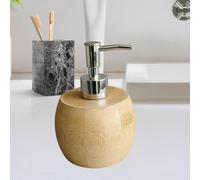 Dispenser di Sapone Liquido per Le Mani in Bambù Ricaricabile per La