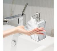 Dispenser di sapone liquido per le mani, ricarica da 500 ml, in resina, per