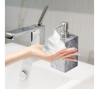 Dispenser di sapone liquido per le mani, ricarica da 500 ml, in resina, per
