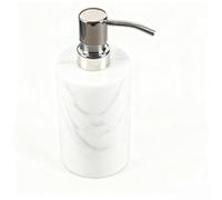 Dispenser Di Sapone, Lozione con pompa a pressione in marmo di lusso da 5,8 once/165 ml for shampoo bancone del bagno Design elegante for la decorazione primaverile della casa(Type C,Silver)