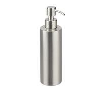 Dispenser di sapone manuale Dosatore ricaricabile 300 ml Argento 120 g 21 cm