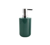 MSV - Dispenser di Sapone INAGUA - Compatibile con Gli Accessori Inagua - Dimensioni Standard - Ø 7 x 18 cm - Verde Scuro - Materiale PS Resistente - Ideale per Il Bagno