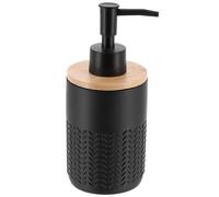 Dispenser di sapone nero inciso EIRA