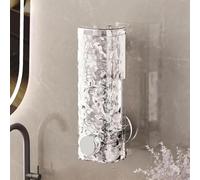 Dispenser di sapone per doccia a ventosa, montaggio a parete, senza trapano, dispenser autoadesivo per shampoo e balsamo per doccia, per cestino da bagno, ripiani, organizer, cucina (Clear)