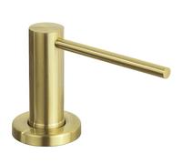 Dispenser di sapone per lavello da cucina, color oro champagne, in acciaio inox, pompa GAPPO da banco per lozione per le mani, bottiglia