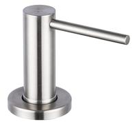 Dispenser di sapone per lavello da cucina cromato lucido GAPPO in acciaio inox pompa da banco lozione per le mani integrata bottiglia bottiglia integrata