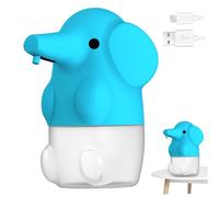 Dispenser di sapone per le mani, dispenser automatico di sapone a forma di elefante schiumogeno 250ML 2 modalità USB ricaricabile simpatico animaletto touchless per uso quotidiano, Style2