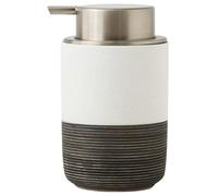 Dispenser di sapone per le mani, Dispenser di sapone schiumogeno in ceramica giapponese con pompa dorata, dispenser schiuma a mano da 300 ml for la cucina del bagno 1 pezzo(White)