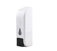 Dispenser di Sapone per Montaggio A Parete Dispenser di Sapone da 350 Ml Singolo/Doppio/Triplo Dispenser per Doccia Shampoo per Doccia Contenitore per Sapone Liquido Accessori PE, White Single