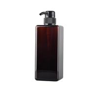 Dispenser di sapone schiumogeno da 650 ml, contenitore vuoto per sapone liquido in schiuma, ricaricabile, marrone, DtW136 (marrone, taglia unica)