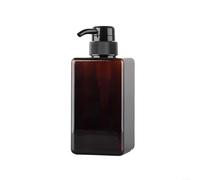 Dispenser di sapone schiumoso da 150 ml, ricaricabile, con pompa manuale, per bagno, cucina e lavanderia (marrone)