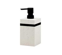 Dispenser Di Sapone, Simpatico piatto in plastica for bagno e cucina con pompa, beige opaco, nuovo arredamento moderno for il(D)