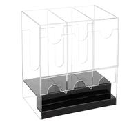 Dispenser Di Schede - Acrilico Multi -Slot, Organizzatore Di Visualizzazione | Rack Acrilico Resistente Trasparente per Carte Da Collezione Trading Mazzi Sportivi Mazzi Di Lavoro per La Casa Di Lavoro
