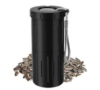 Dispenser Di Semi - Porta Snack Portatile 8x8x20 Cm Con Contenitore Per Semi E Contenitore Per Gusci, Design Ordinato Per Viaggi, Sport All'aria Aperta, Uso In Auto, Giochi Di Baseball E Softball | Co