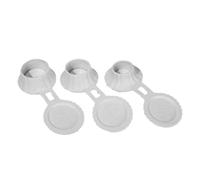 Dispenser di shampoo - tappo invertito | Adattatore sopra testa | Invertito Shampoo Dispenser Lid - A prova di perdite, riutilizzabile, universale per bottiglie, bagno gadget, bianco, robusto