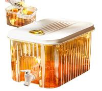 Dispenser di succo e acqua, a prova di perdite, contenitore da 3/5 l con filtro, multiuso, pratica soluzione per bevande, adatta per frigorifero, acqua, tè, caffè, latte, sidro, cucina, idratazione
