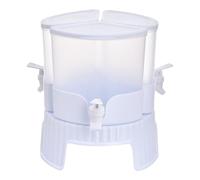 Dispenser di succo, per bevande, contenitore per bevande, beccuccio a prova di perdite, design di grande capacità, 3,5 l, trasparente, 9,5 x 23,5 cm, per conservare in frigorifero e
