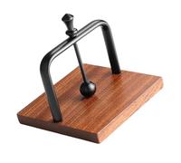 Dispenser di tovaglioli in lega di alluminio estetico moderno con base in legno a braccio ponderato per tavolo da pranzo da tavolo da lavoro Dispenser di tovaglioli in lega di alluminio