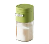 Dispenser di zucchero in vetro con controllo delle porzioni da 0 5 g e coperchio ermetico per mantenere lo zucchero fresco e da insetti e zucchero, adatto per la conservazione di zucchero e spezie da