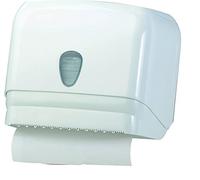Dispenser per asciugamani in rotolo/fogli - 30x19,5x25,1 cm - bianco - Mar Plast