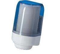 DISPENSER DISTRIBUTORE CARTA ASCIUGAMANI TRASPARENTE A MURO PER ROTOLO A SVOLGIMENTO INTERNO (DIAMETRO MAX ROT. Ø15 CM H 22CM)
