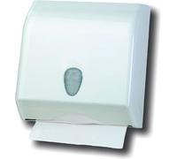 DISPENSER DISTRIBUTORE PORTA ASCIUGAMANI IN CARTA A SALVIETTE BIANCO A MURO