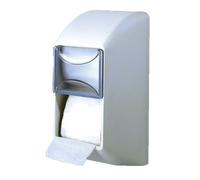 Dispenser Distributore Porta Carta Igienica a Muro Doppio Rotolo Verticale