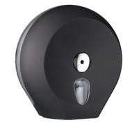 MAR PLAST - A75610NE - Dispenser Soft Touch di carta igienica in rotolo Mini Jumbo - 27x12,8x27,3 cm - plastica - nero - Mar Plast - 67395 - Conf. da 1 Pz. - A75610NE