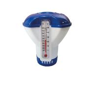 DISPENSER DOSATORE CLORO CON TERMOMETRO PASTIGLIE MINI PISCINA REGOLABILE 42404