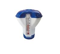 DISPENSER DOSATORE CLORO CON TERMOMETRO PASTIGLIE MINI PISCINA REGOLABILE 42404