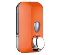 Dispenser Dosatore Distributore a Muro per Sapone foam in Schiuma a Cartuccia COLORATO SOFT TOUCH (ARANCIO)