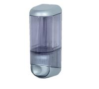 DISPENSER DOSATORE DISTRIBUTORE SAPONE A MURO A RIEMPIMENTO SATINATO TRASPARENTE DA 170 ML