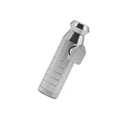 Dispenser dosatore per tabacco da fiuto in alluminio/metallo in 7 colori per il tabacco da fiuto versione 5.0 (argento)