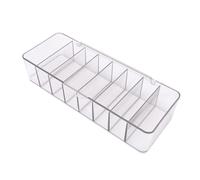 Dispenser Efficiente per Organizer per Lenti a Contatto di Grande capacità per L'uso Quotidiano con Design Adatto Ai Viaggi a Casa e in Viaggio, 26 Cm (Grigio trasparente) (Grigio