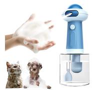 Dispenser elettrico di sapone per cani, macchina automatica per la pulizia della schiuma per cani, spruzzatore per shampoo per cani e gatti, shampoo schiumatore per il bagno degli animali domestici